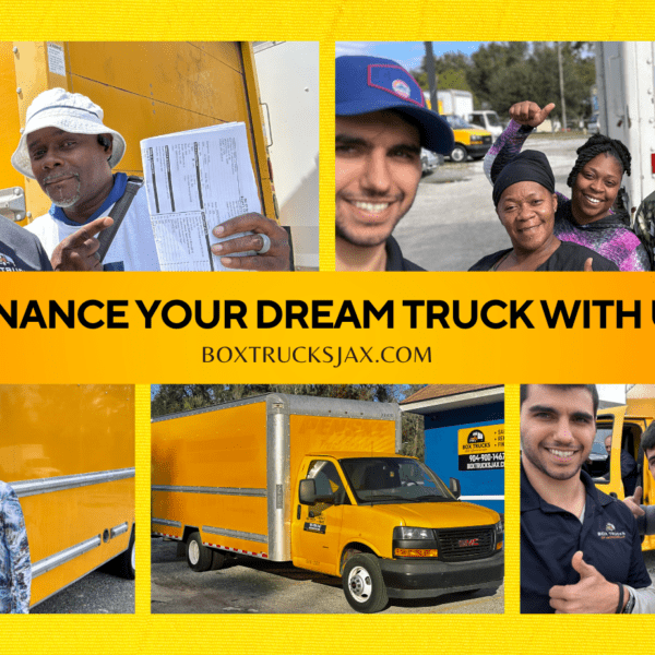 box truck finance poster